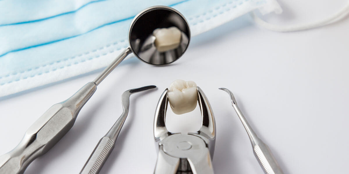 Tooth after a dental extraction.