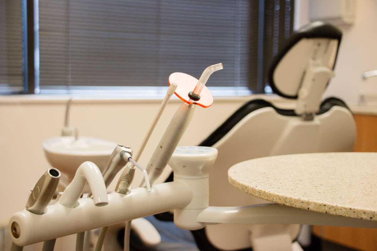 Selection of Dental Equipment Next to Chair