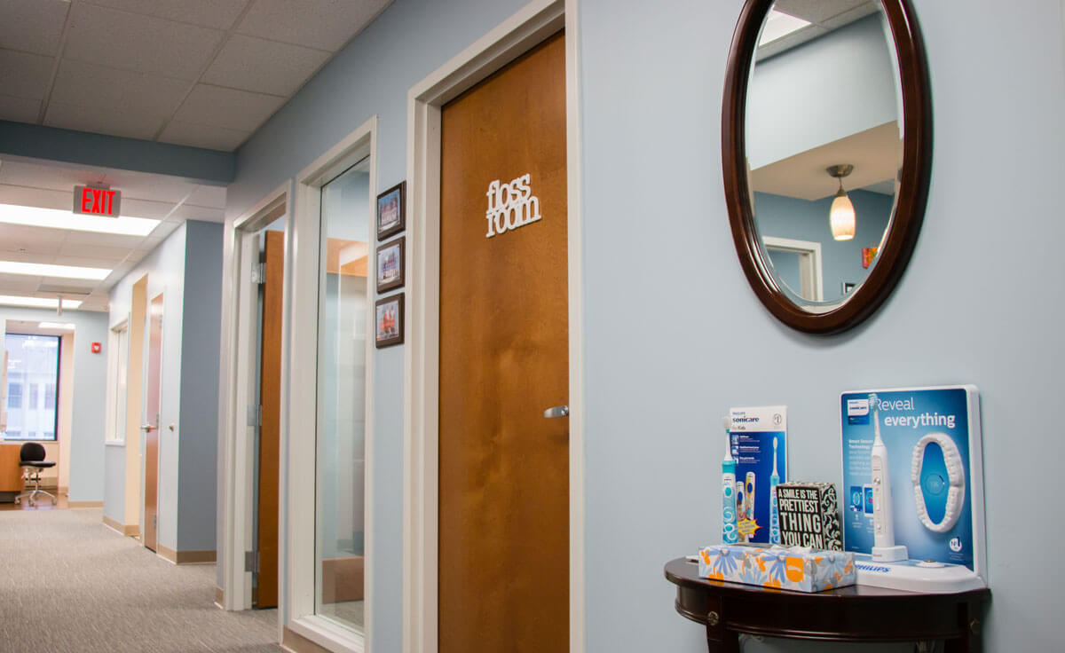 Rangel Dental exam rooms hallway