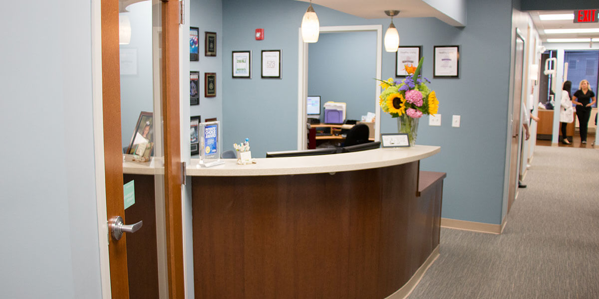 Front Desk of Dental Office